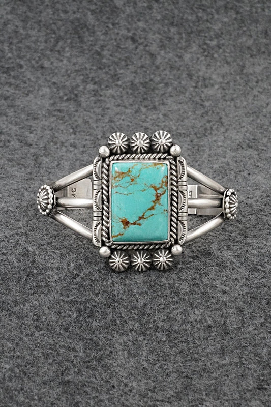Turquoise & Sterling Silver Bracelet - Michael Calladitto