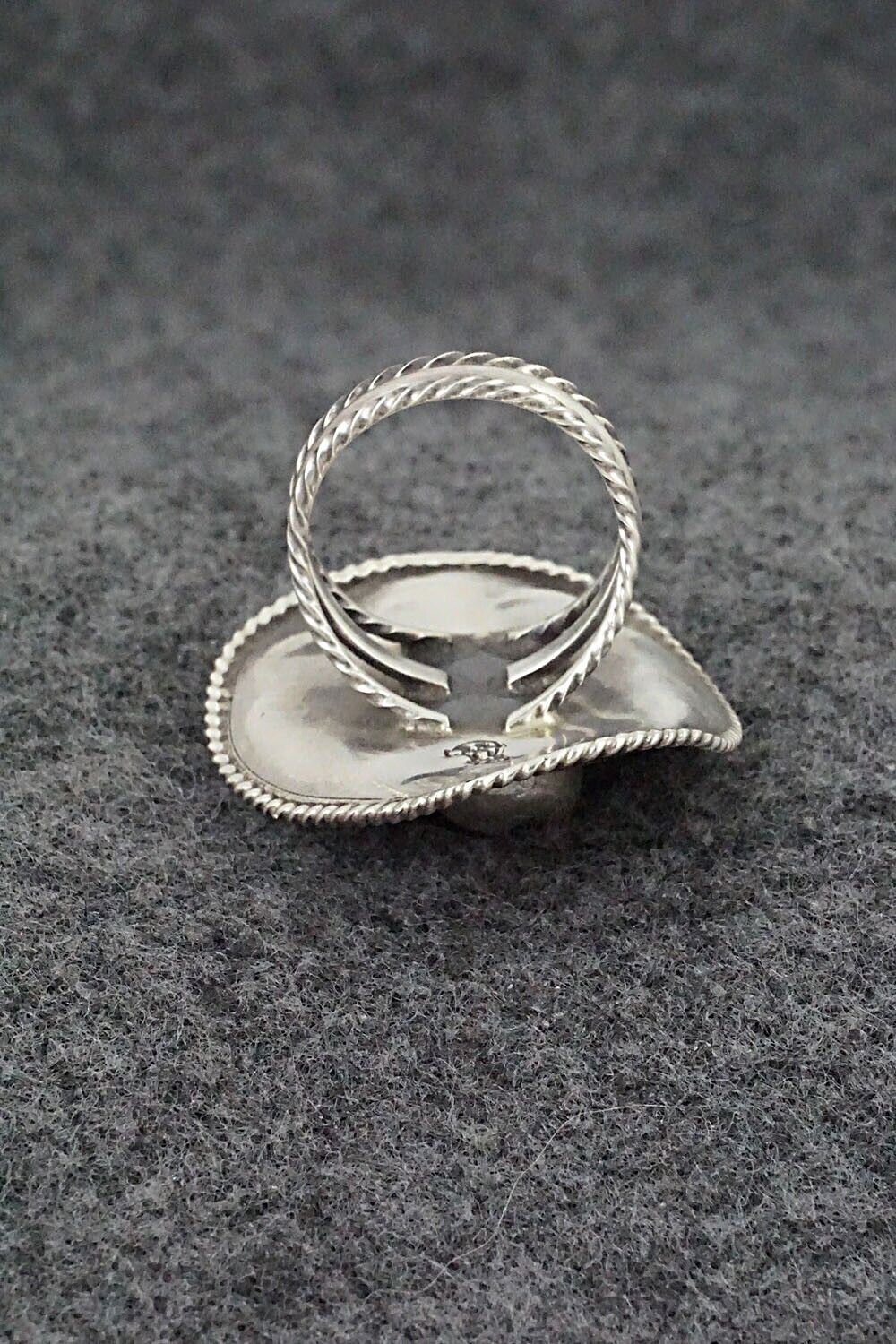 Turquoise & Sterling Silver Ring - Bobby Platero - Size 5