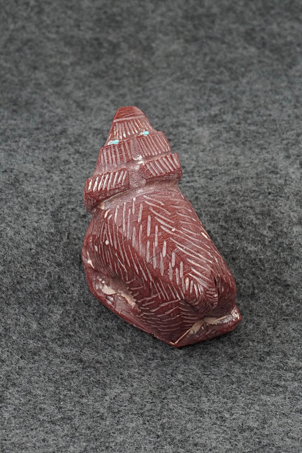Bear Zuni Fetish Carving - Colton Kaamasee