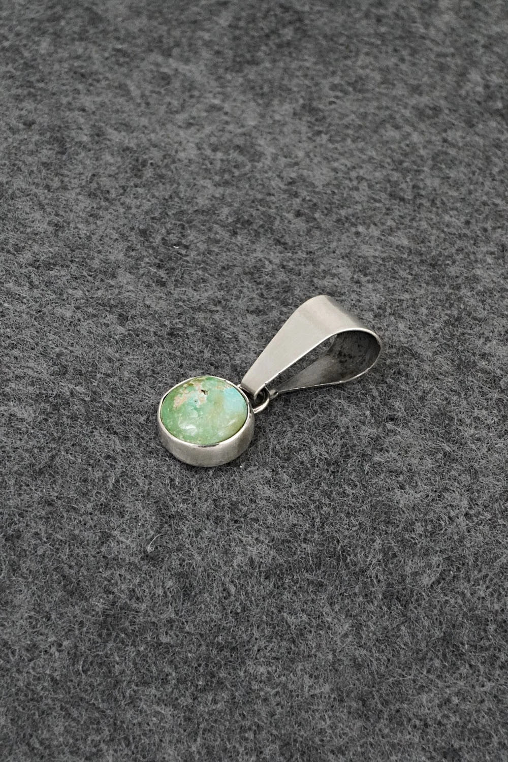 Turquoise & Sterling Silver Pendant - Rosemary Saunders