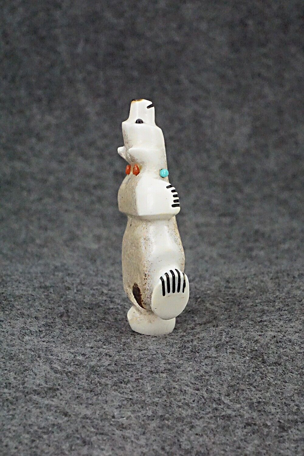 Dancing Bear Zuni Fetish Carving - Claudia Peina