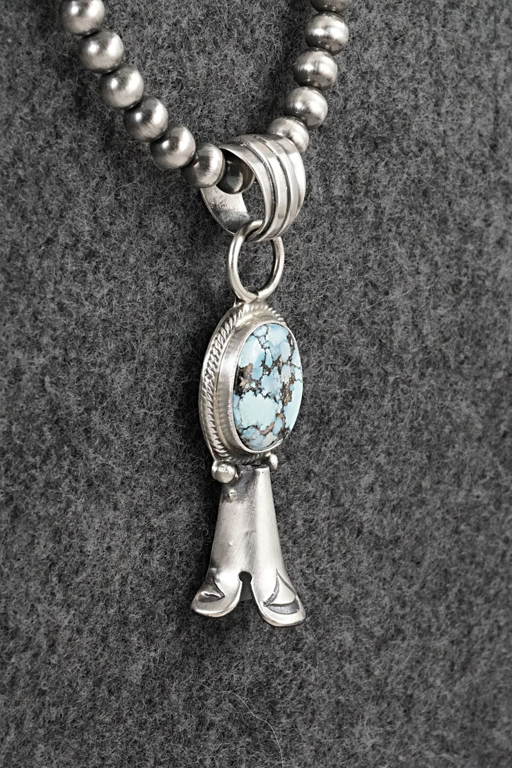 Turquoise & Sterling Silver Necklace - Sharon McCarthy