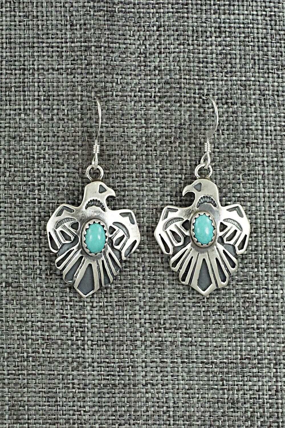 Turquoise & Sterling Silver Earrings - Paige Gordon