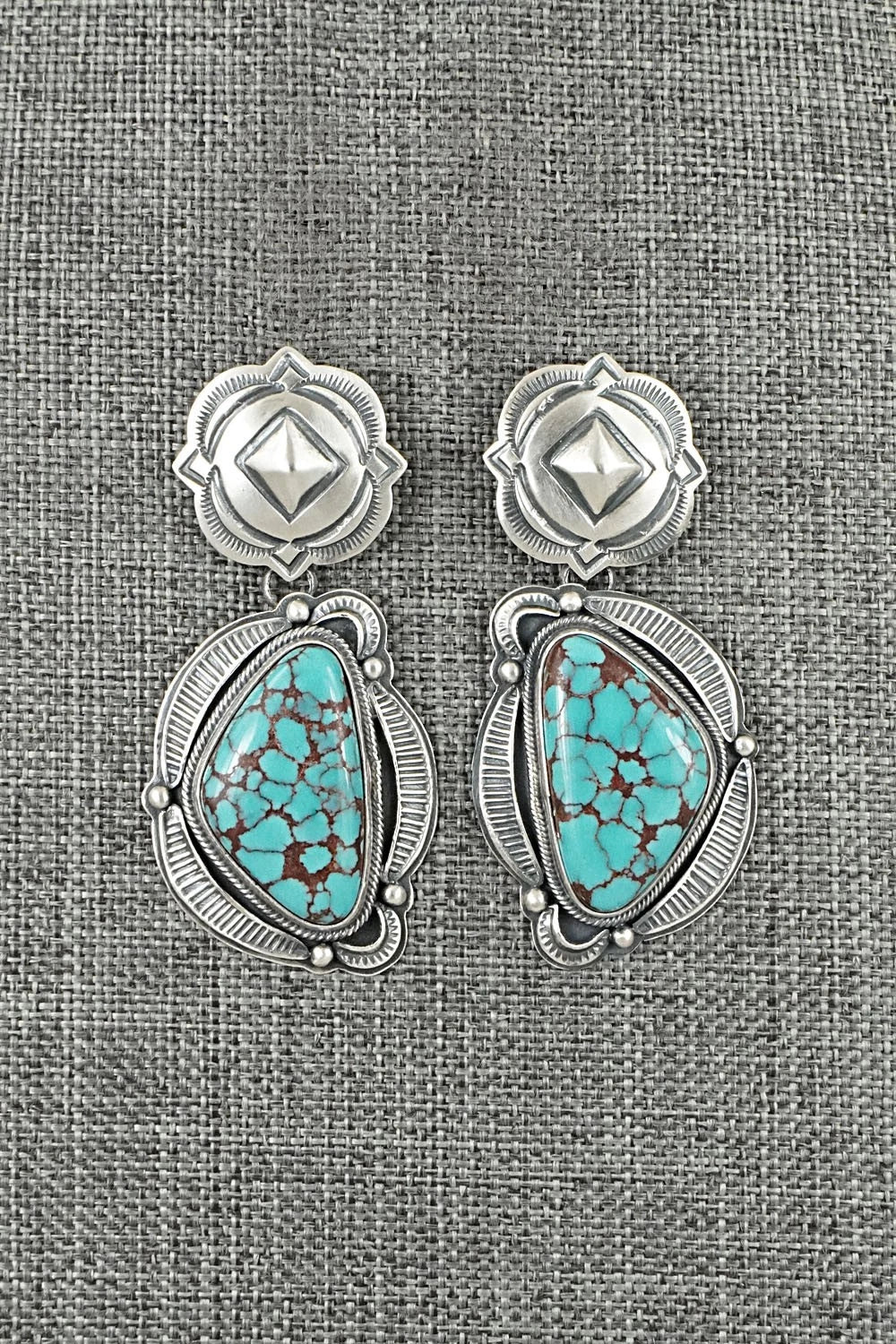 Turquoise & Sterling Silver Earrings - Randy Boyd