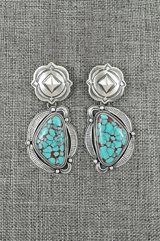 Turquoise & Sterling Silver Earrings - Randy Boyd