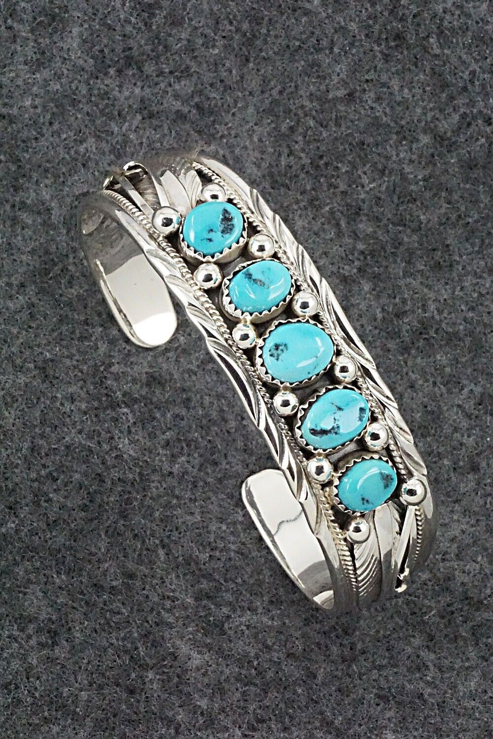 Turquoise & Sterling Silver Bracelet - Davey Morgan
