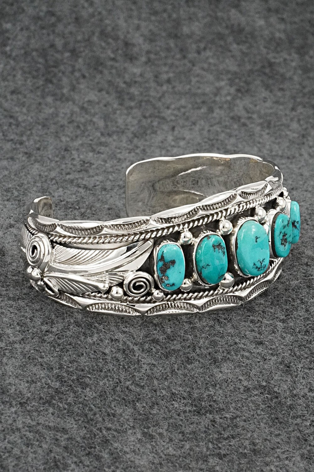 Turquoise & Sterling Silver Bracelet - Darrell Morgan