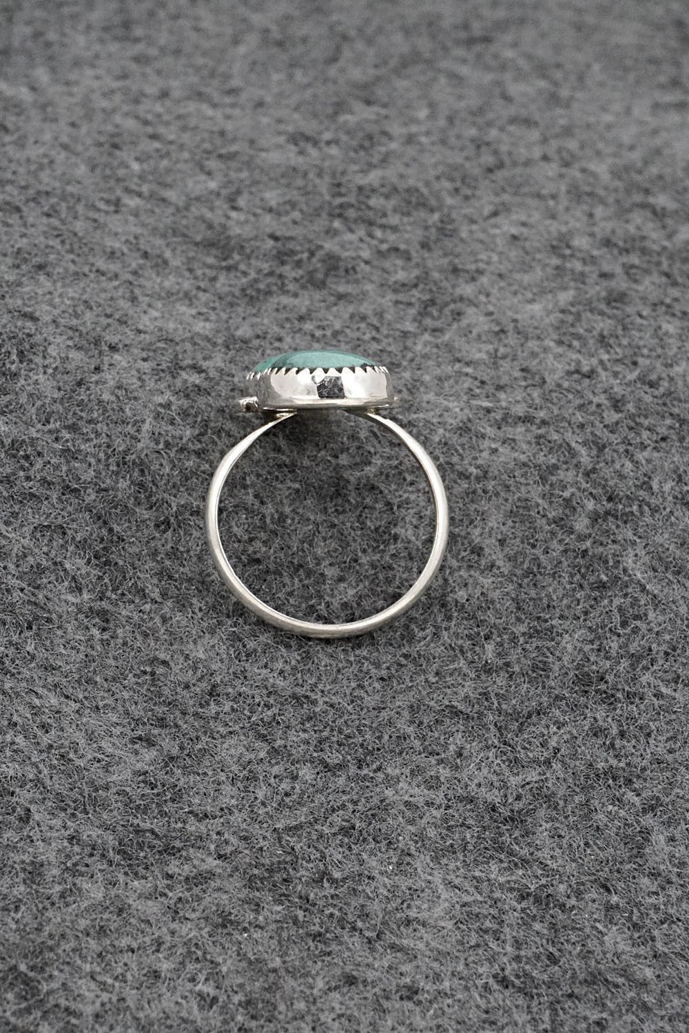 Turquoise & Sterling Silver Ring - Priscilla Reeder - Size 7