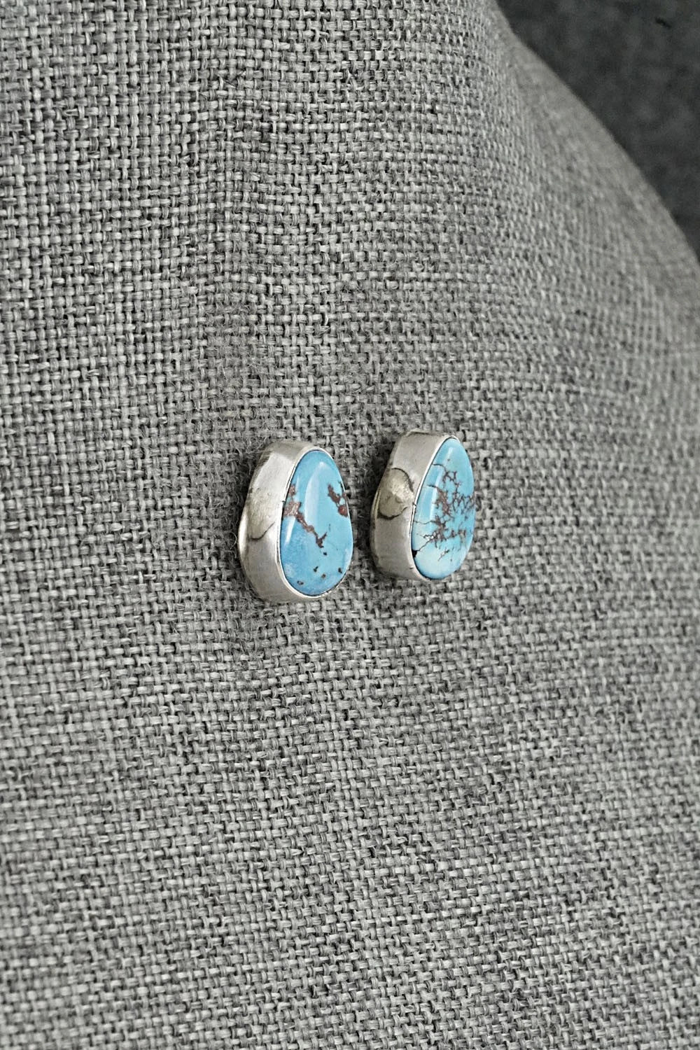 Turquoise & Sterling Silver Squash Blossom Set - Darrin Livingston