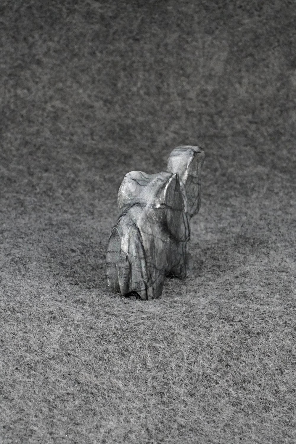Elephant Zuni Fetish Carving - Calvert Bowannie