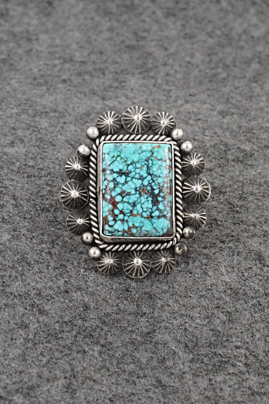 Turquoise & Sterling Silver Ring - Michael Calladitto - Size 7
