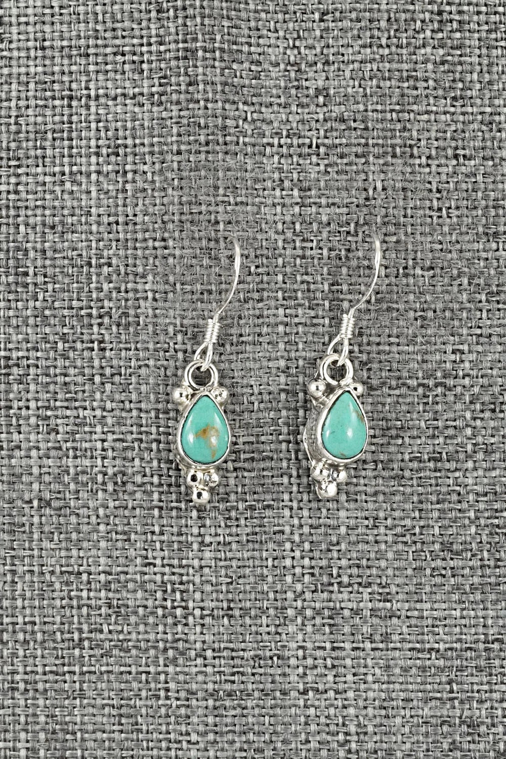 Turquoise and Sterling Silver Earrings - Sharon McCarthy