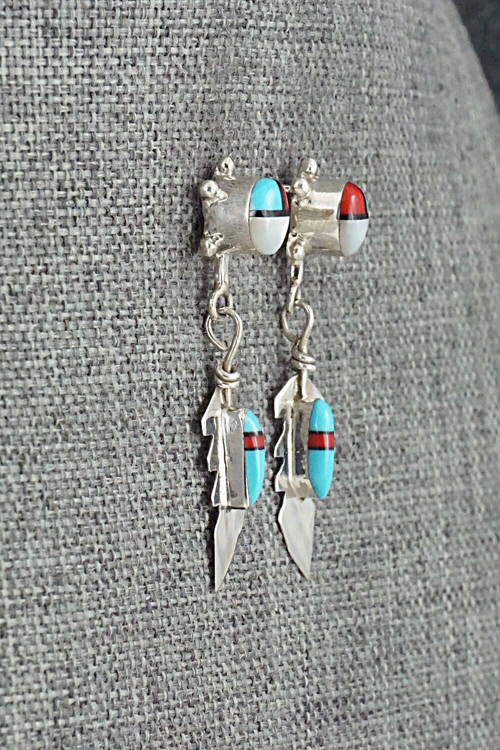 Multi-Stone & Sterling Silver Earrings - Maggie Bedah