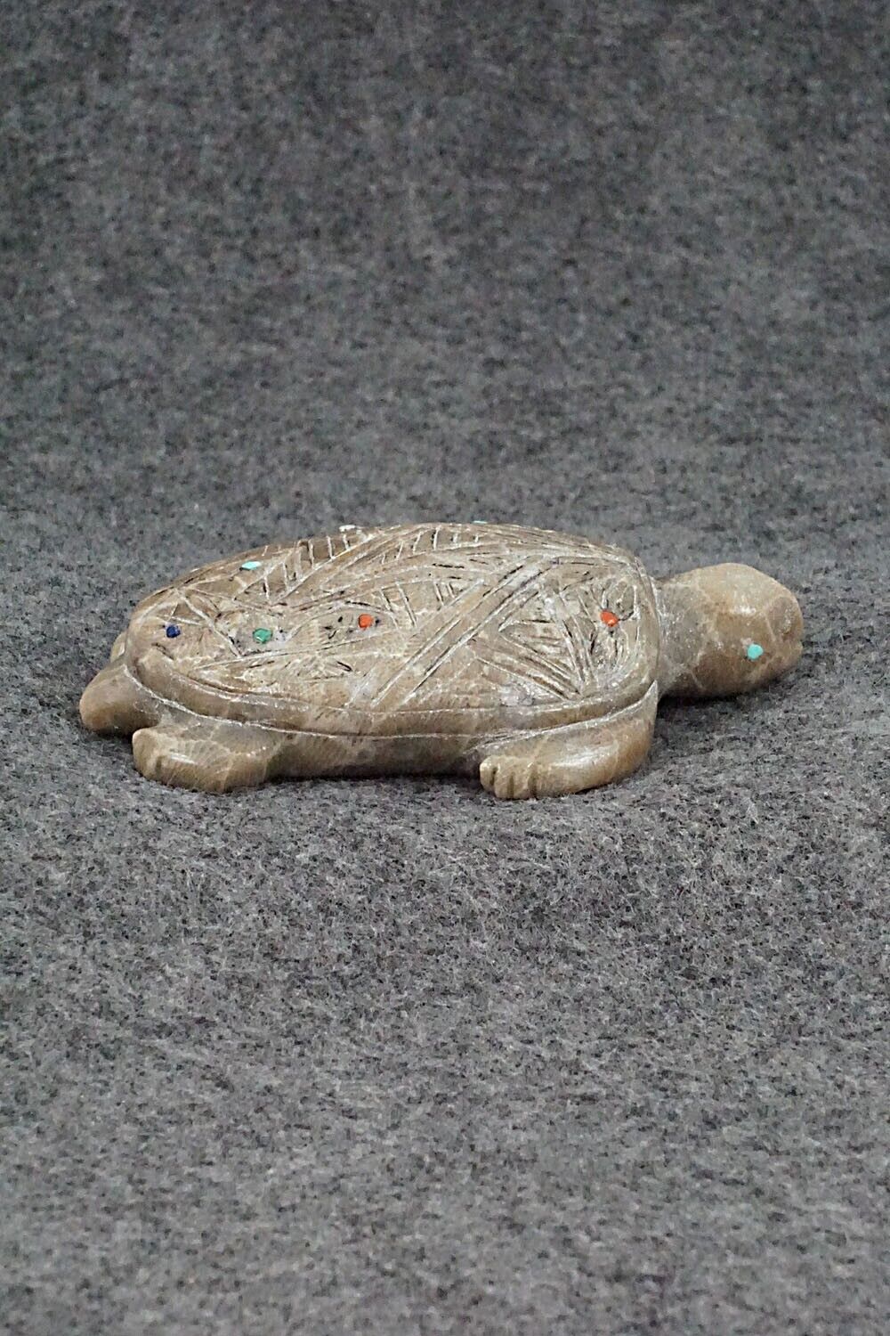 Turtle Zuni Fetish Carving - Brian Yunie