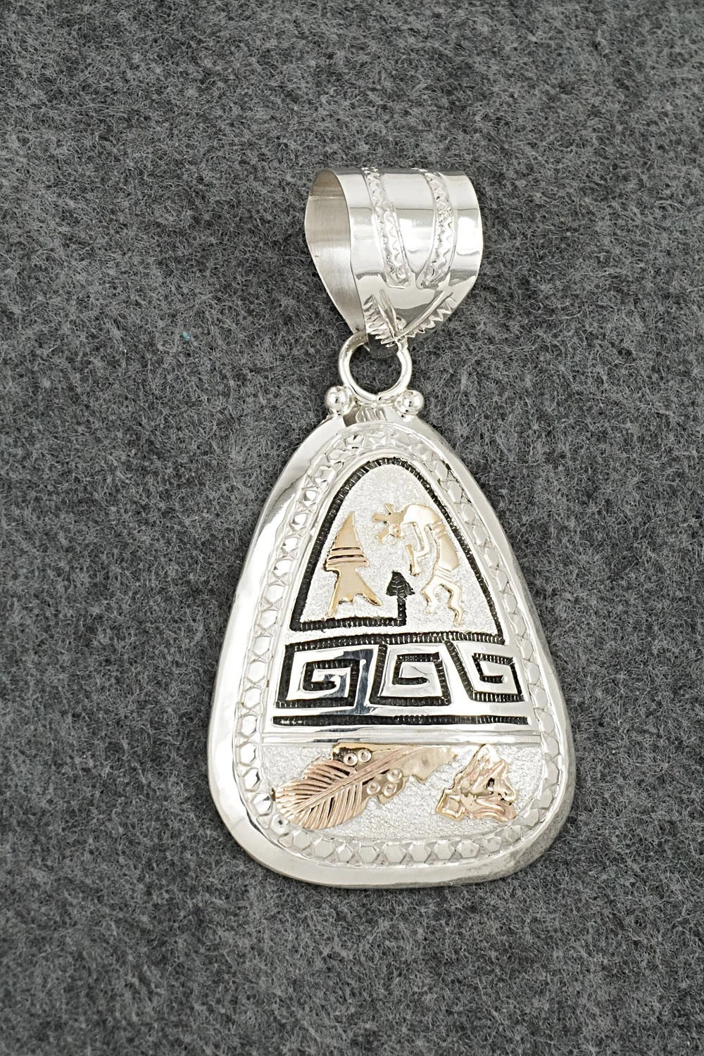 Sterling Silver & Gold Fill Pendant - Allison Manulito