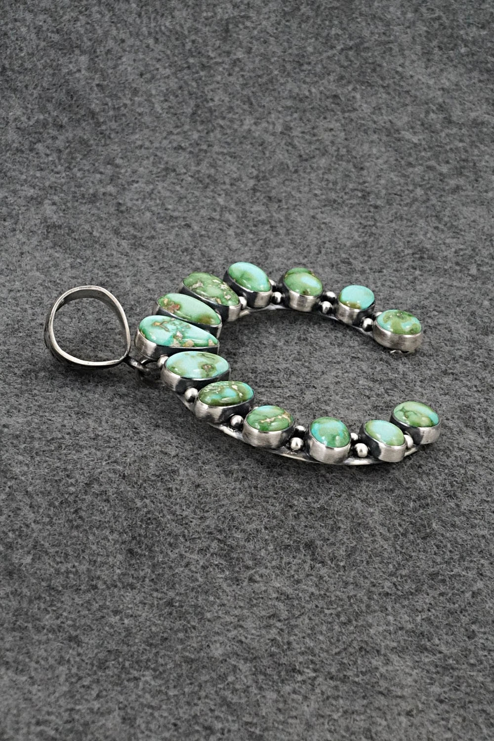 Turquoise & Sterling Silver Pendant - Diane Wylie