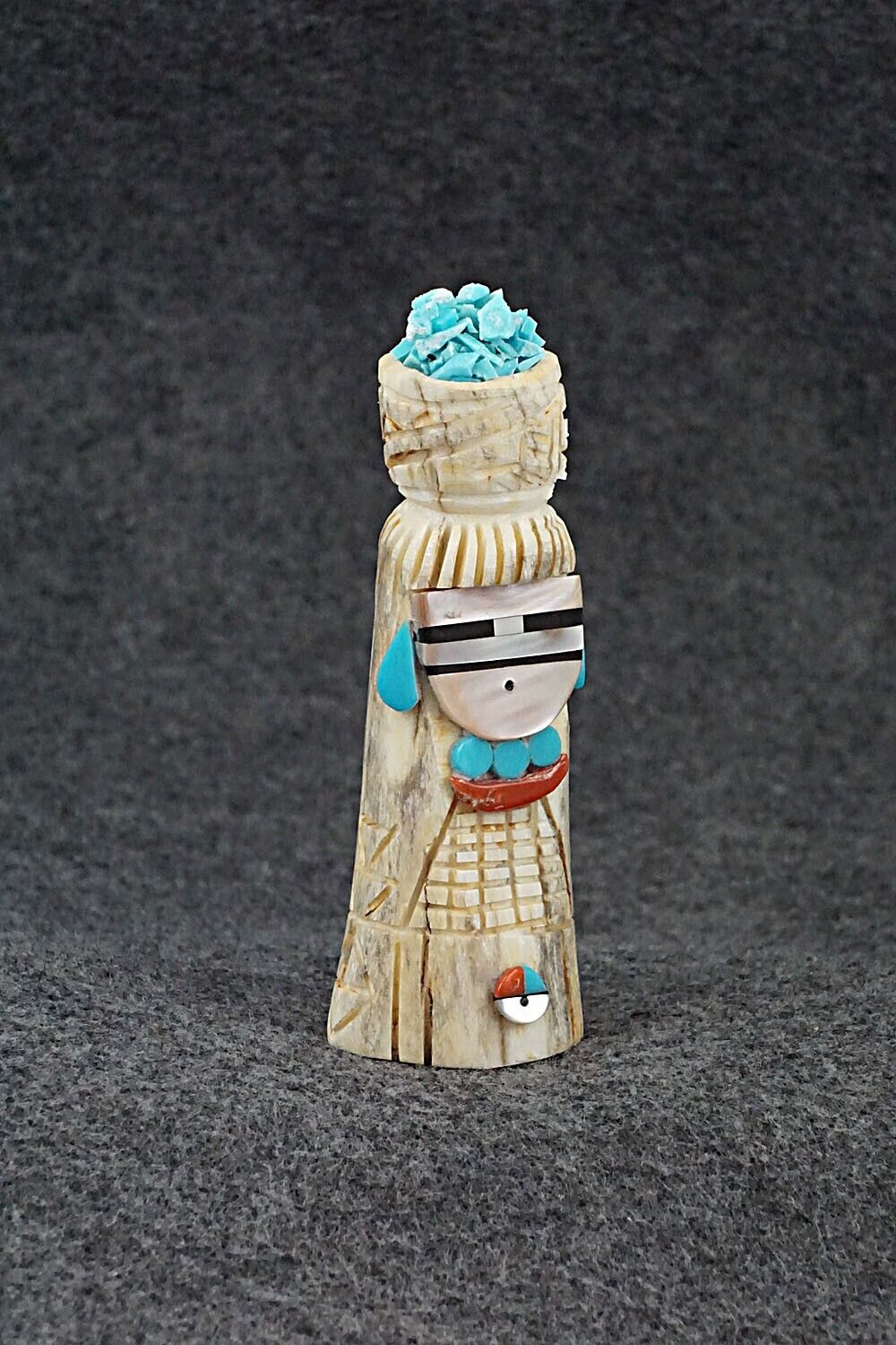 Corn Maiden Zuni Fetish Carving - Amory Cellicion