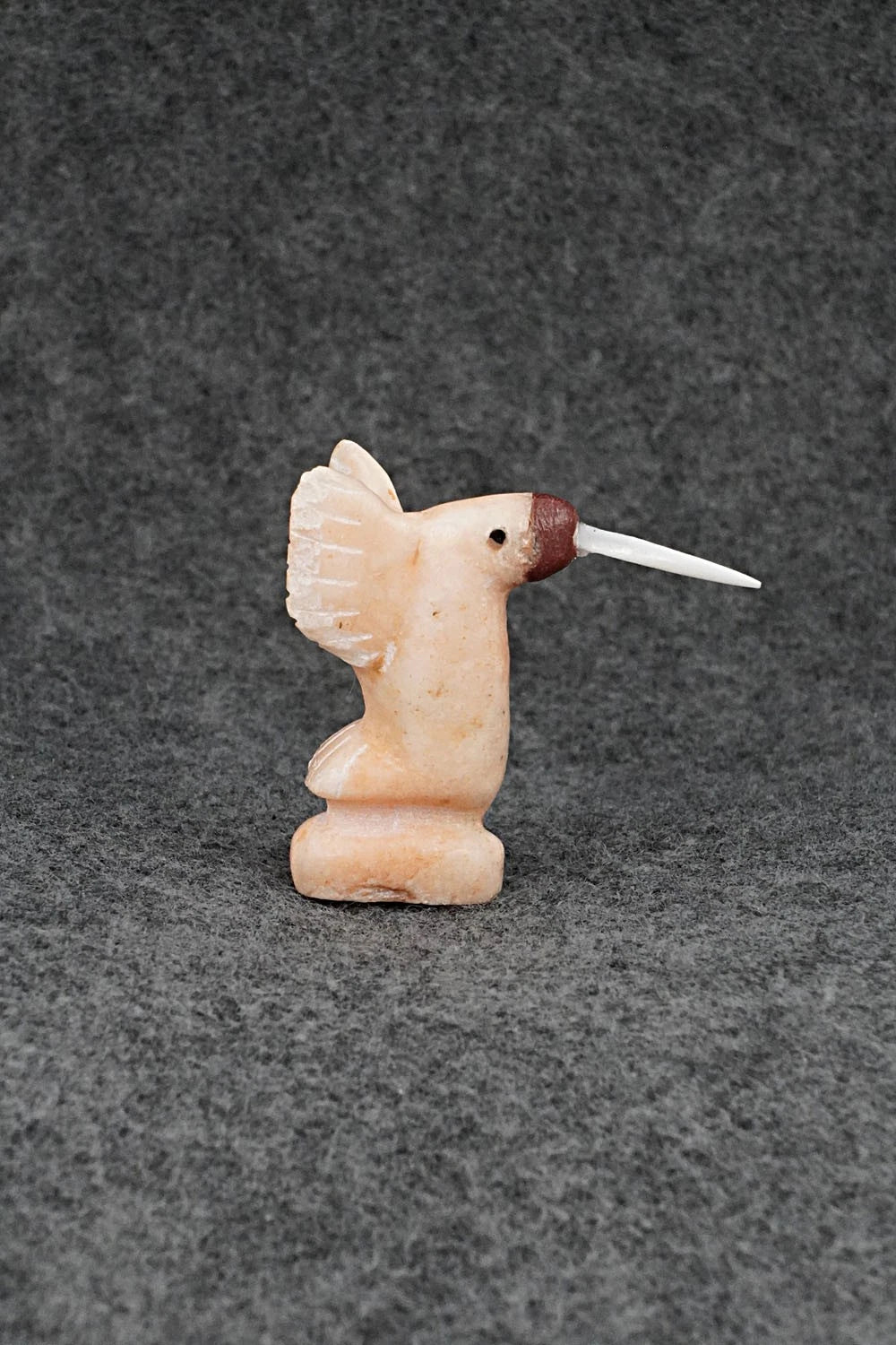 Hummingbird Zuni Fetish Carving - Justin Red Elk