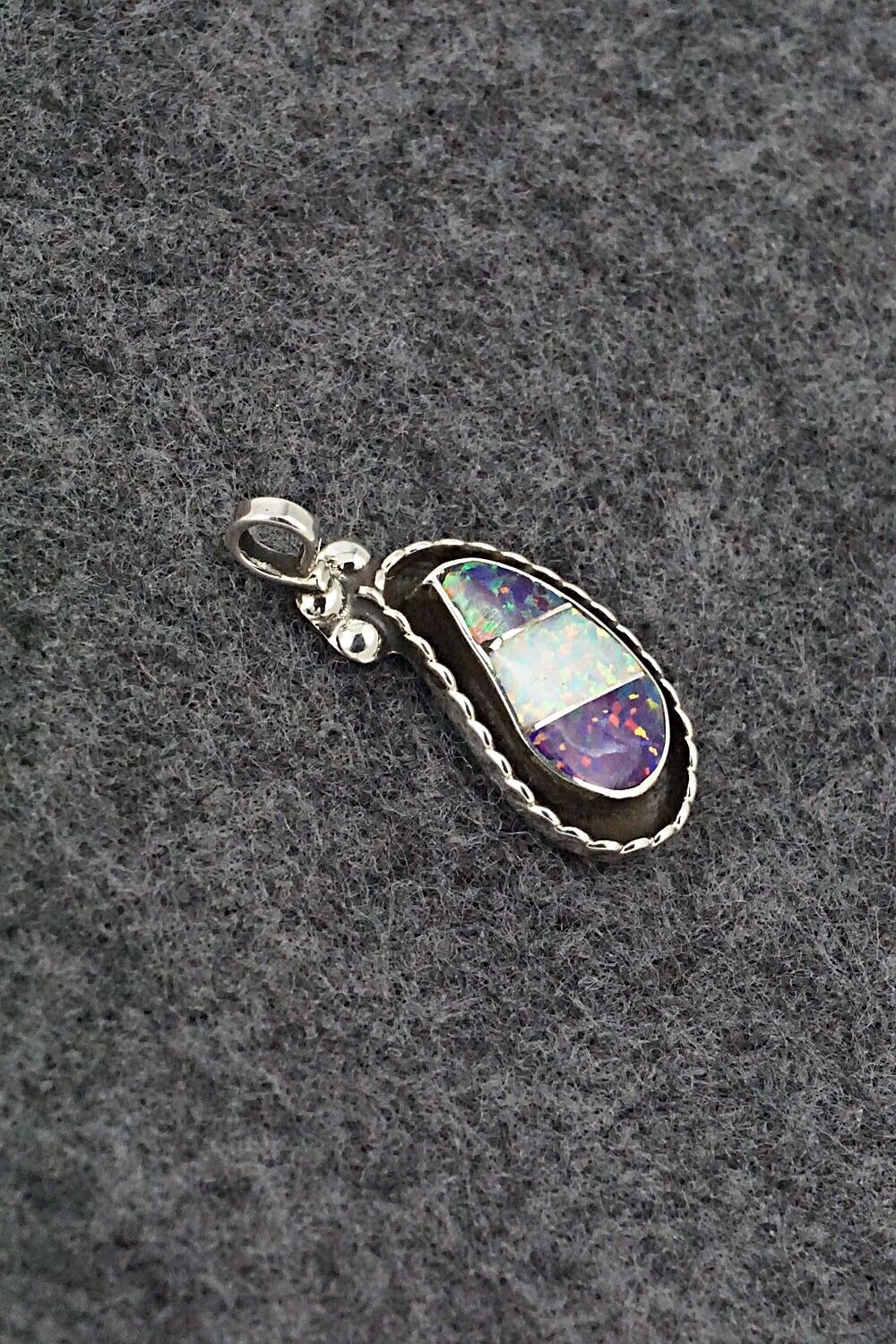 Opalite & Sterling Silver Pendant - Susie Lowsayatee