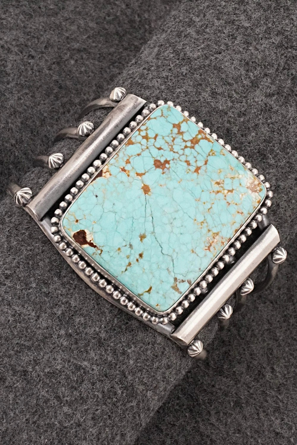 Turquoise & Sterling Silver Bracelet - Mark Yazzie