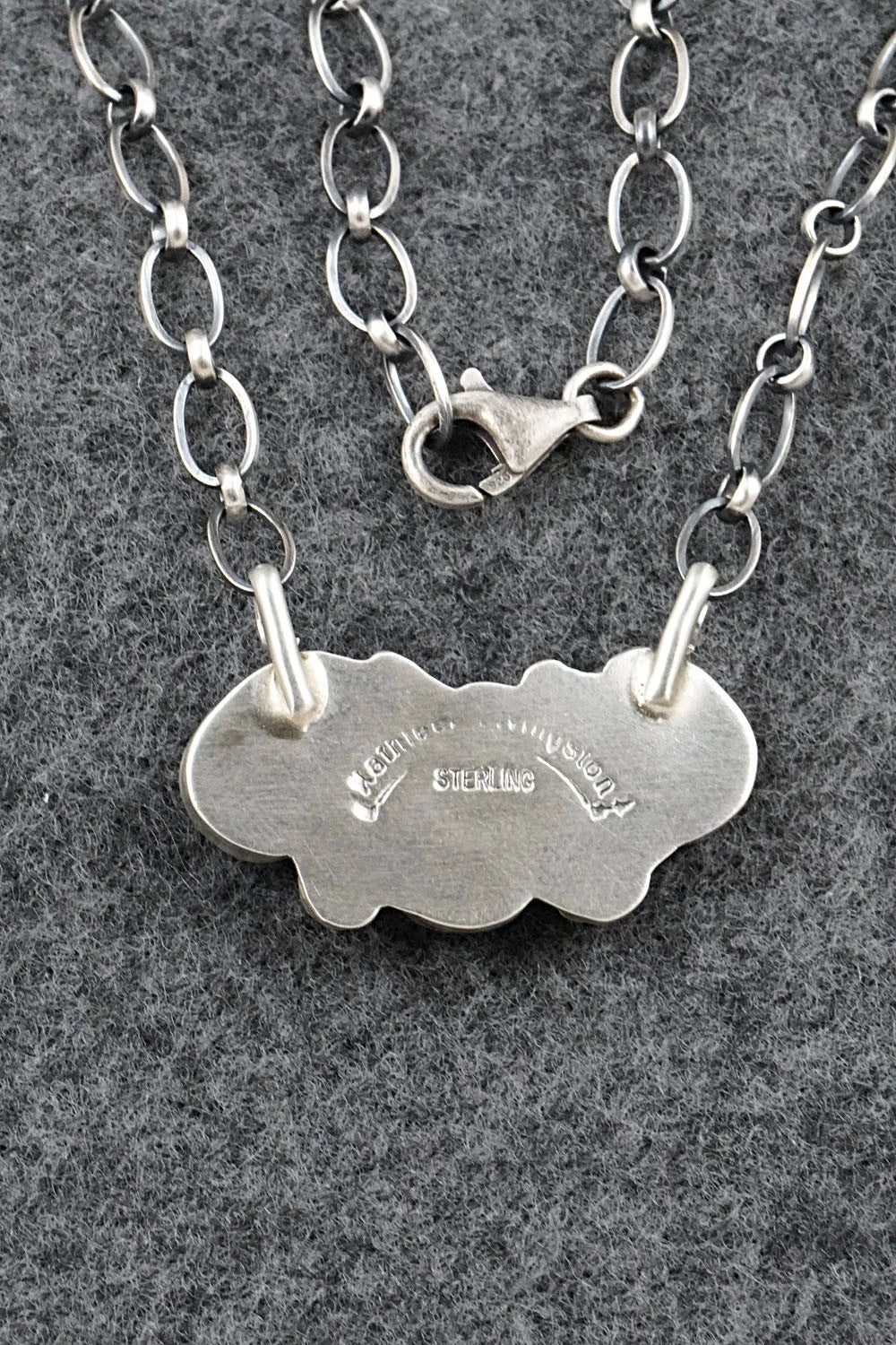 Turquoise & Sterling Silver Necklace - Kathleen Livingston