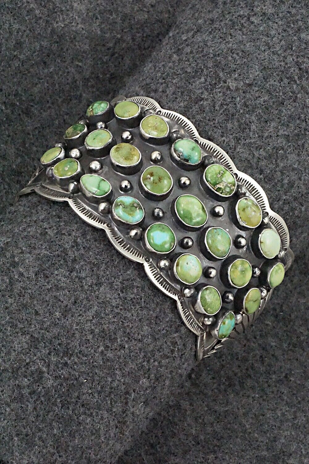 Turquoise & Sterling Silver Bracelet - Tom Lewis