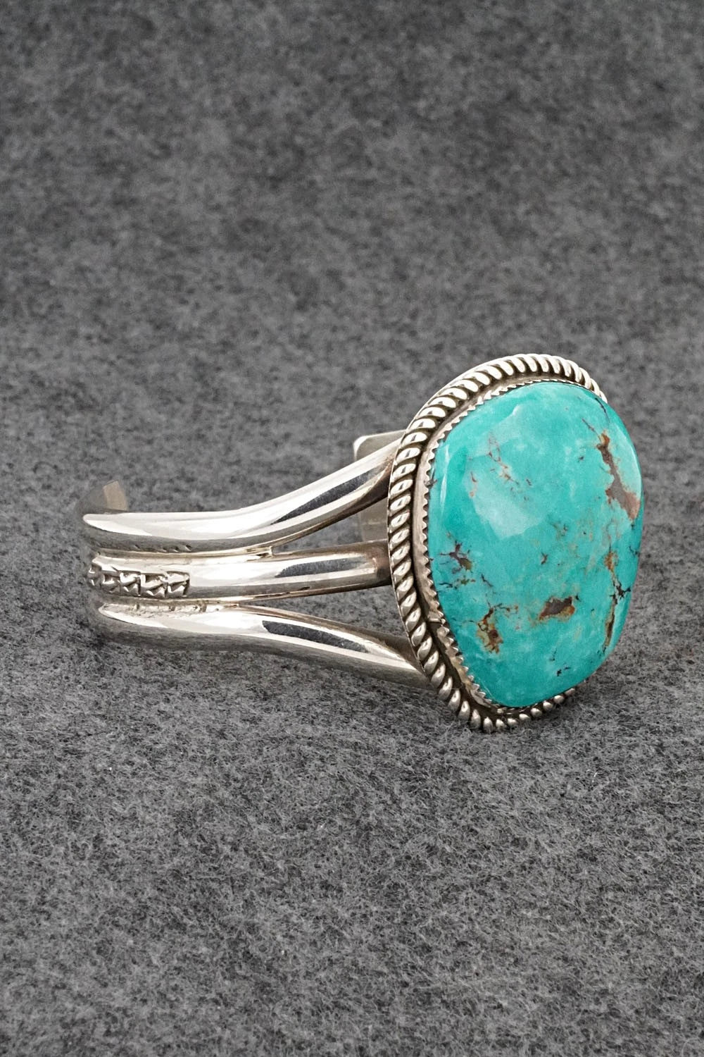 Turquoise & Sterling Silver Bracelet - Ray Nez