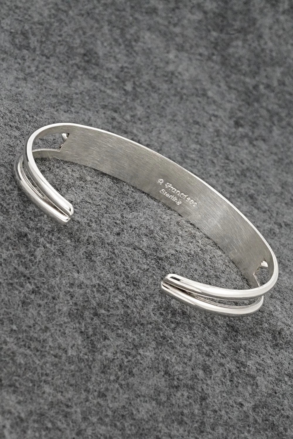 Turquoise & Sterling Silver Bracelet - Roland Francisco