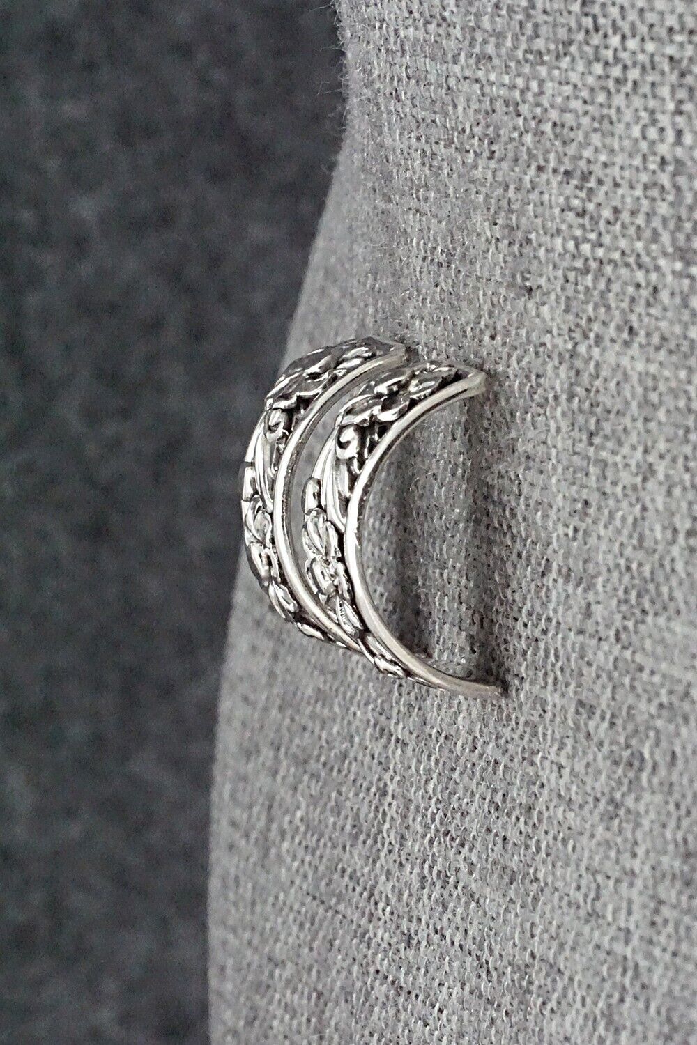 Sterling Silver Hoop Earrings - Tom Dinetso