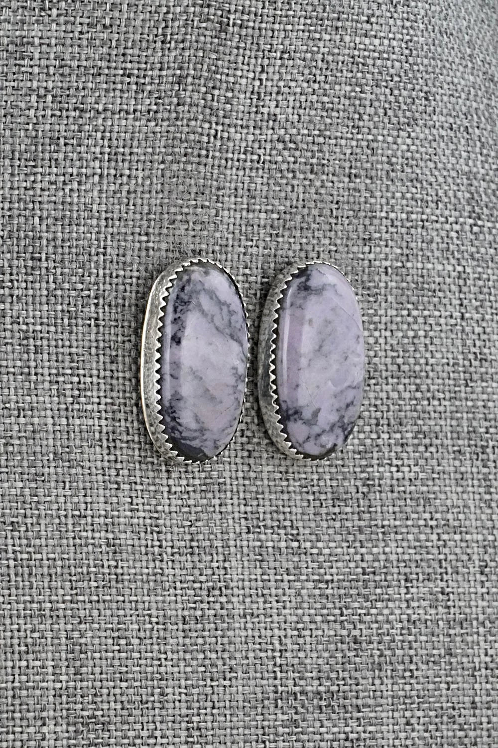 Morado & Sterling Silver Earrings - Murray Hannaweeka