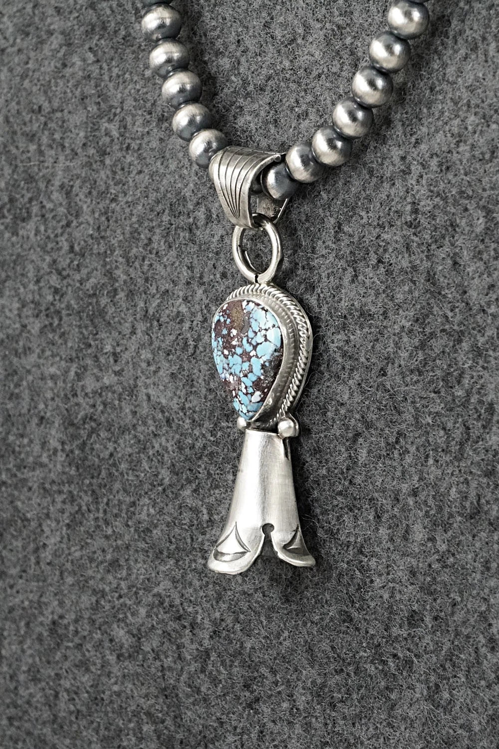 Turquoise & Sterling Silver Necklace - Sharon McCarthy