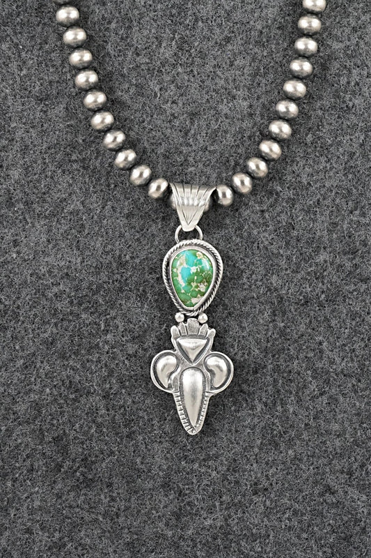 Turquoise & Sterling Silver Necklace - Gary Shorty