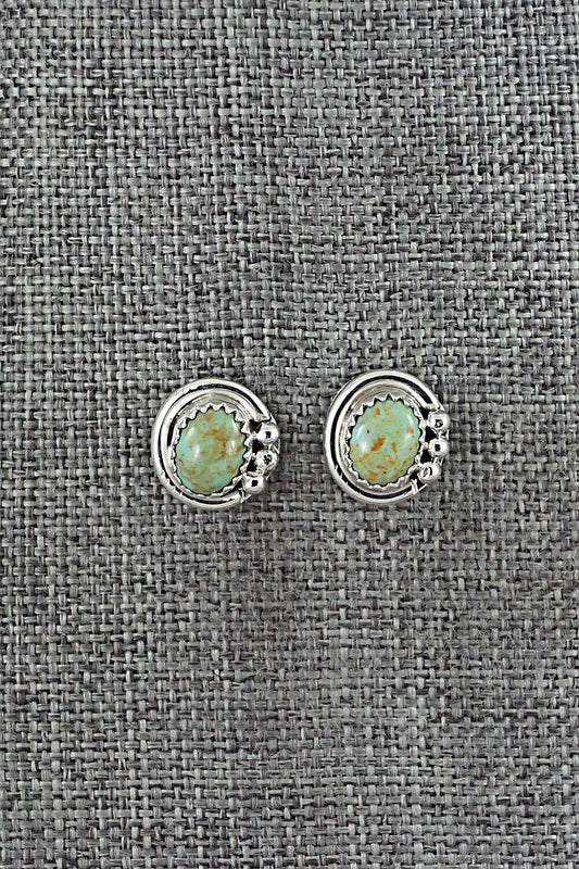 Turquoise & Sterling Silver Earrings - Rita Largo