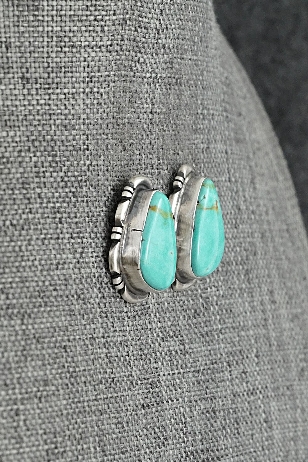 Turquoise & Sterling Silver Earrings - Thomas Francisco