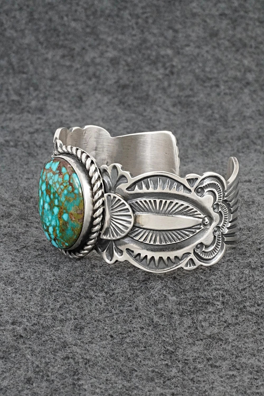 Turquoise & Sterling Silver Bracelet - Arnold Blackgoat
