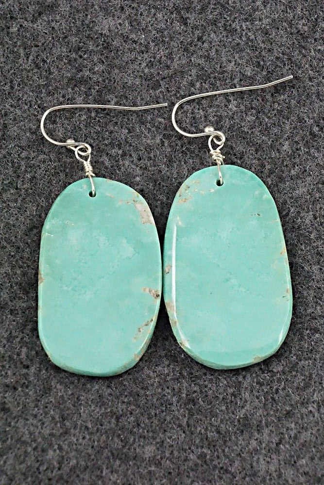 Turquoise & Sterling Silver Earrings - Joe Garcia