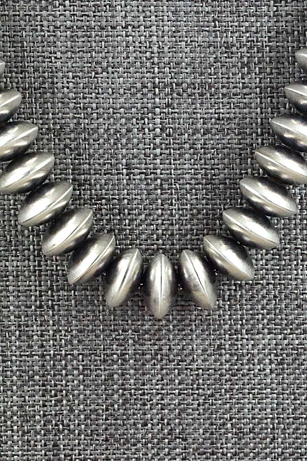 Sterling Silver Navajo Pearl Necklace 14" - Dorinda Mariano