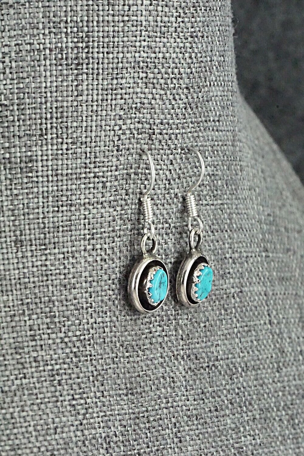 Turquoise & Sterling Silver Squash Blossom Set - Phil Garcia