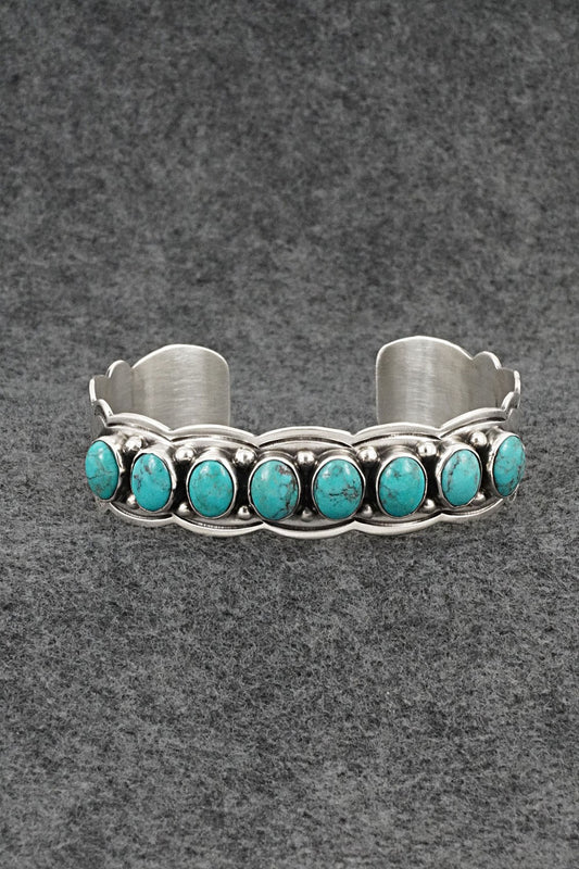 Turquoise & Sterling Silver Bracelet - Thomas Yazzie