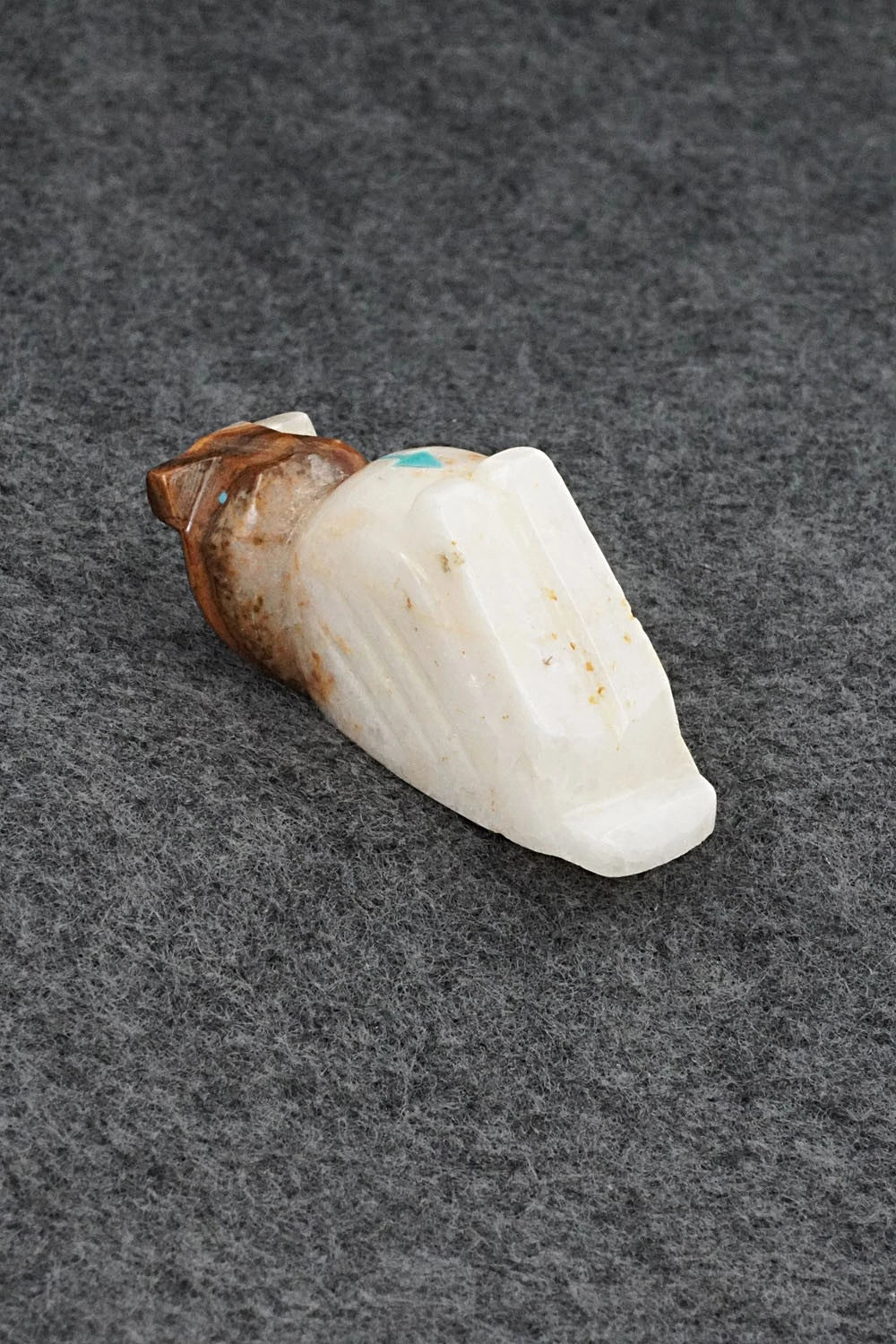 Owl Zuni Fetish Carving - Abby Panteah Quam