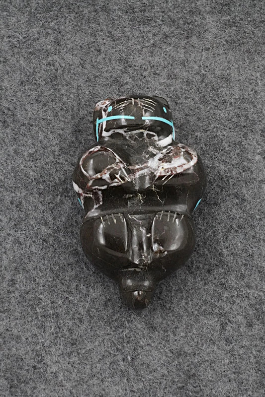 Otter Zuni Fetish Carving - Kenric Laiwakete