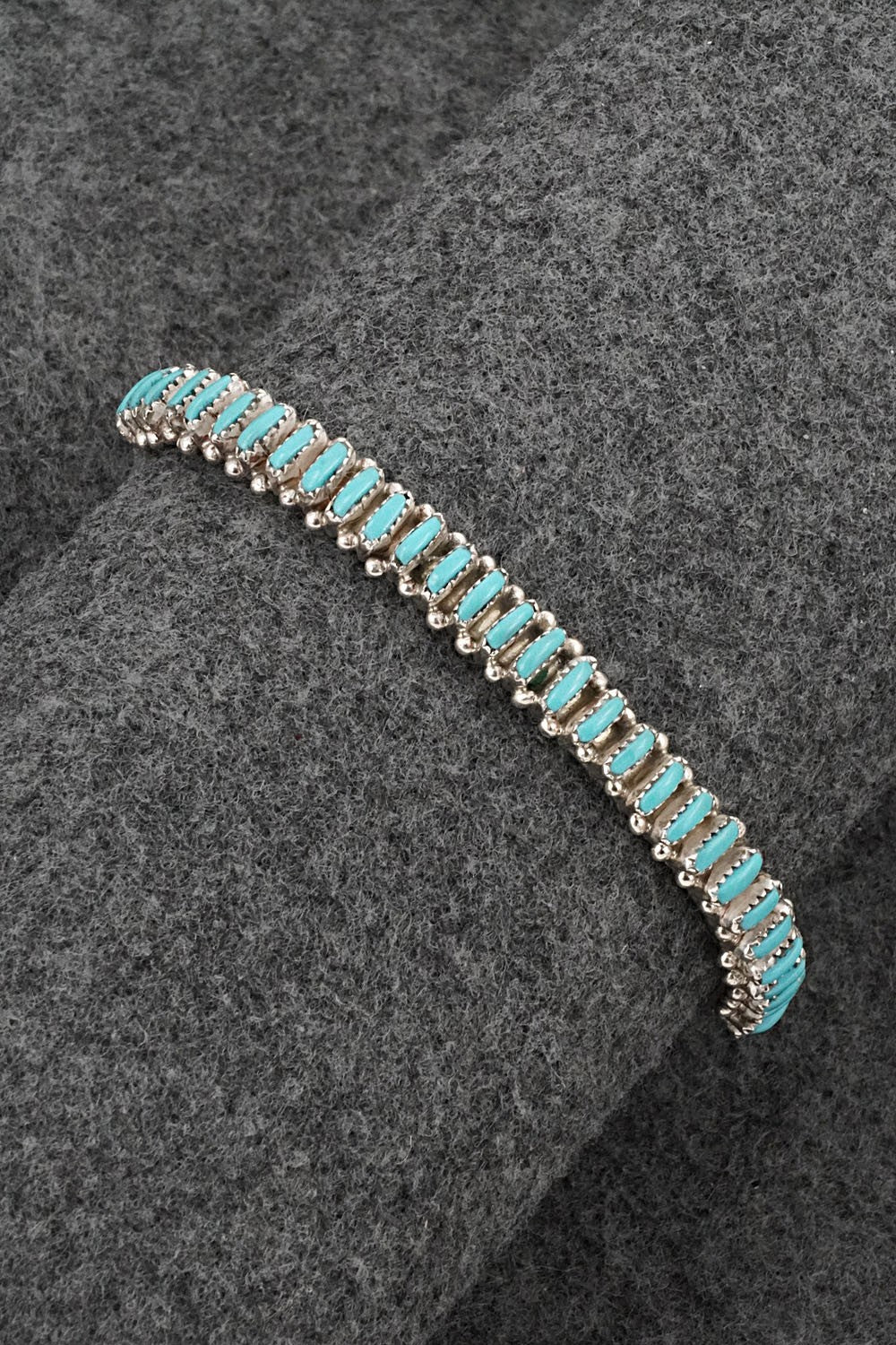 Turquoise & Sterling Silver Bracelet - Aurelia Hughte