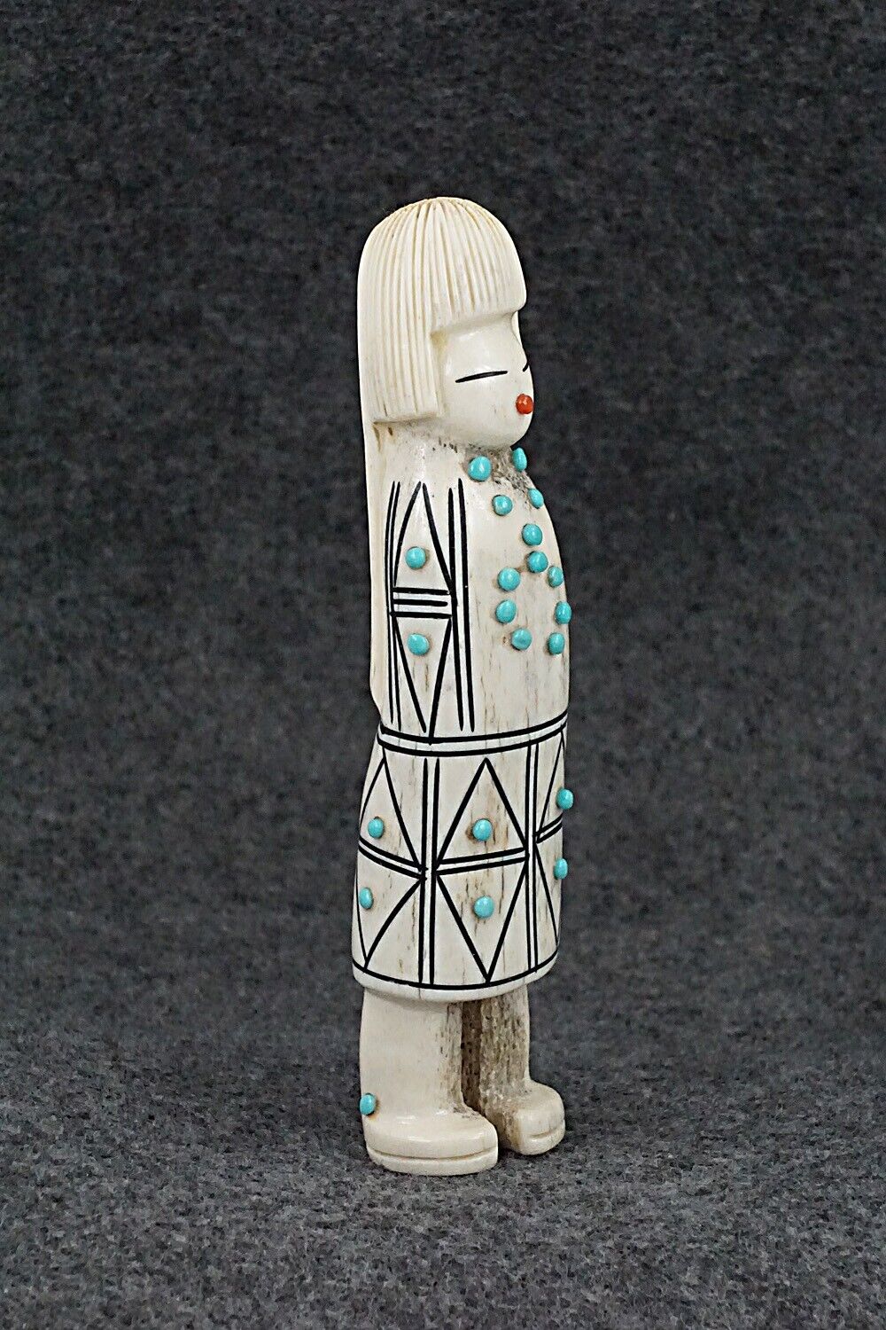 Corn Maiden Zuni Fetish Carving - Claudia Peina