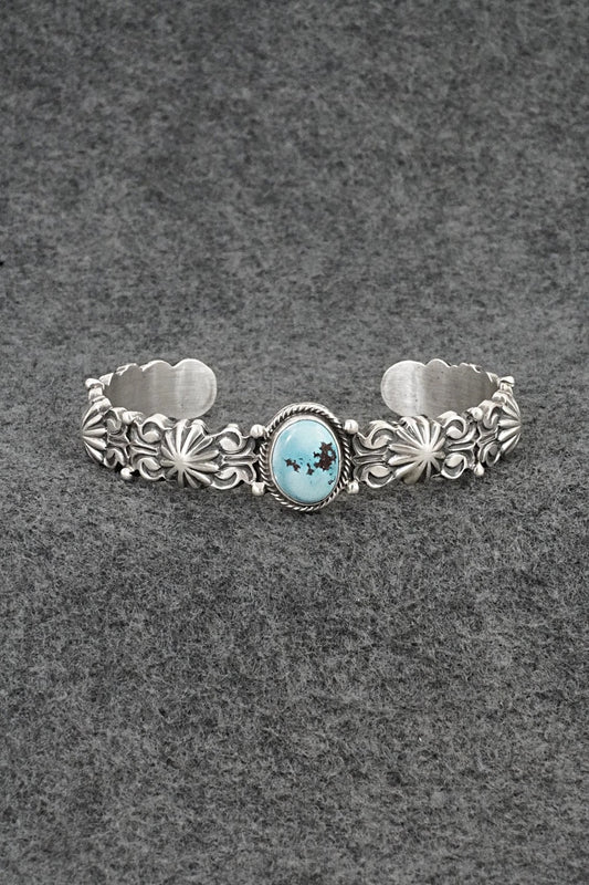 Turquoise & Sterling Silver Bracelet - Thomas Yazzie