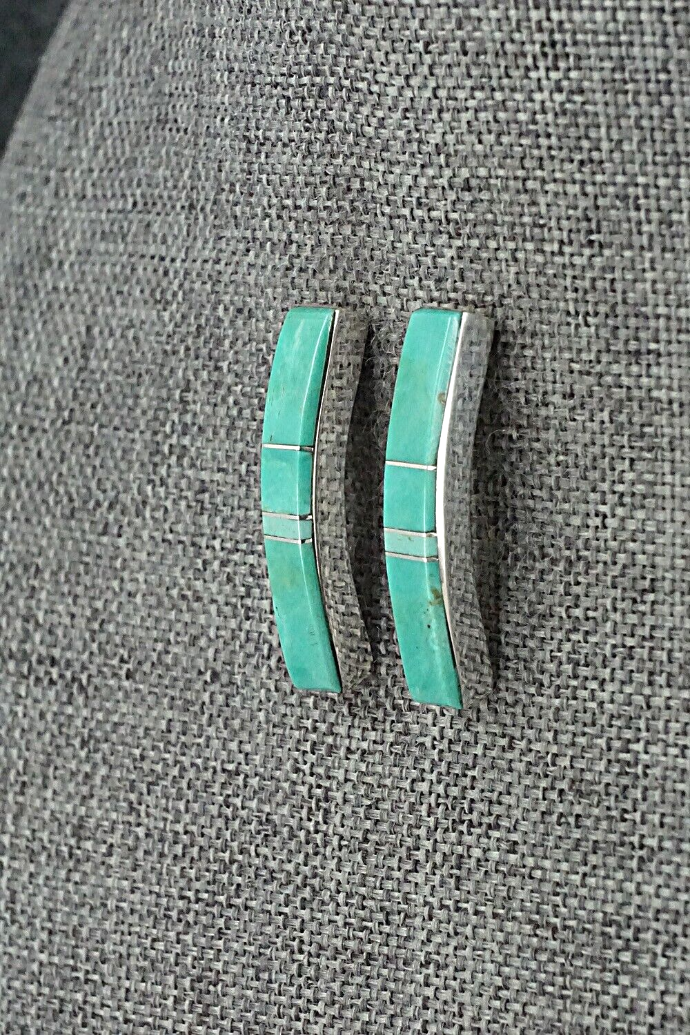 Turquoise & Sterling Silver Earrings - Marilyn Yazzie