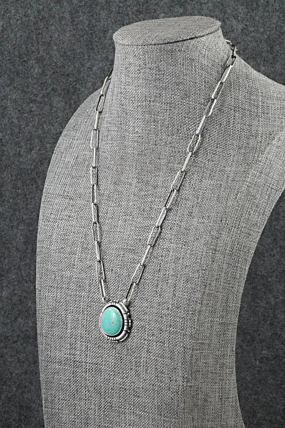 Turquoise & Sterling Silver Necklace - Daniel Benally