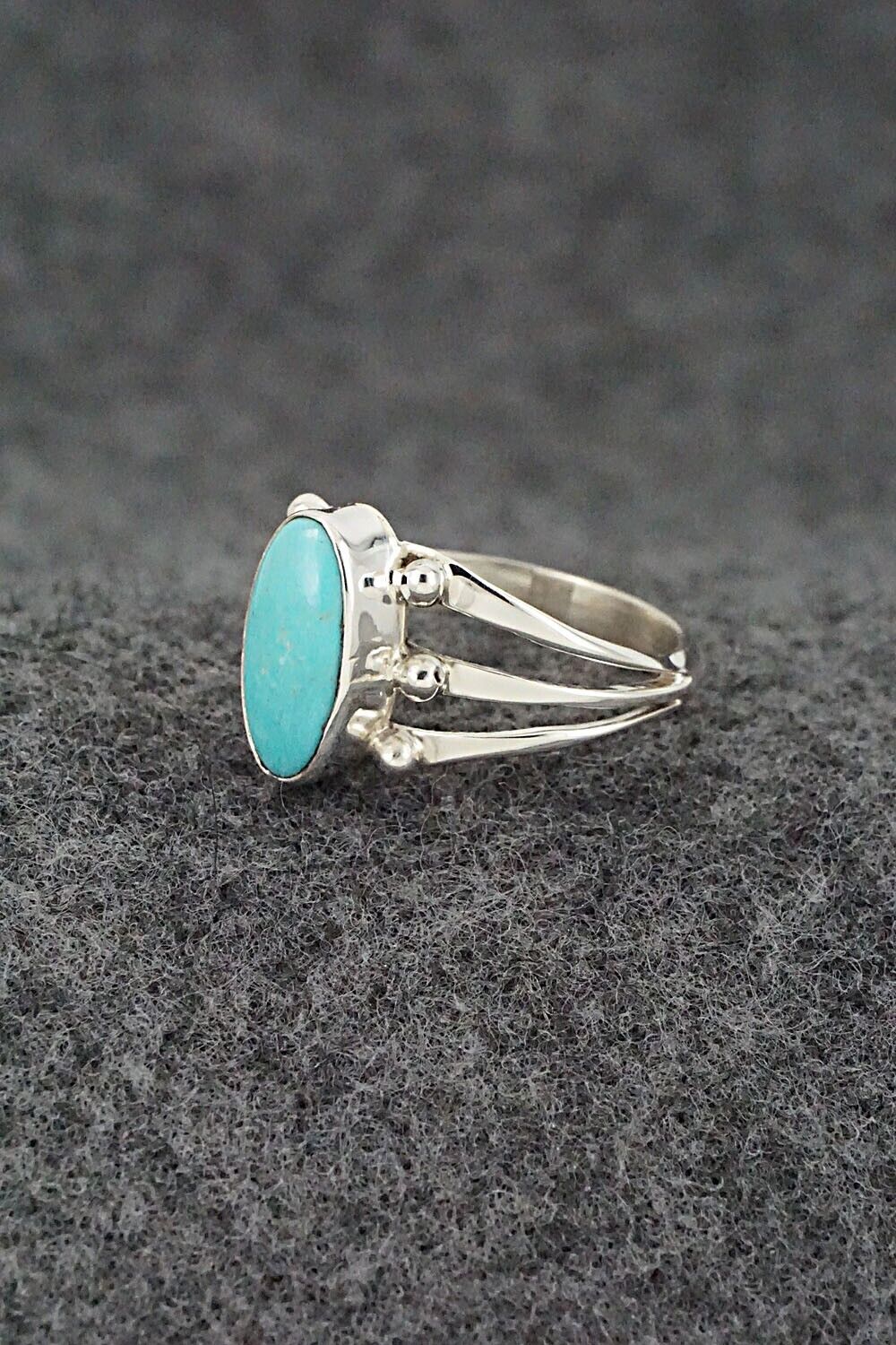 Turquoise & Sterling Silver Ring - Paige Gordon - Size 6