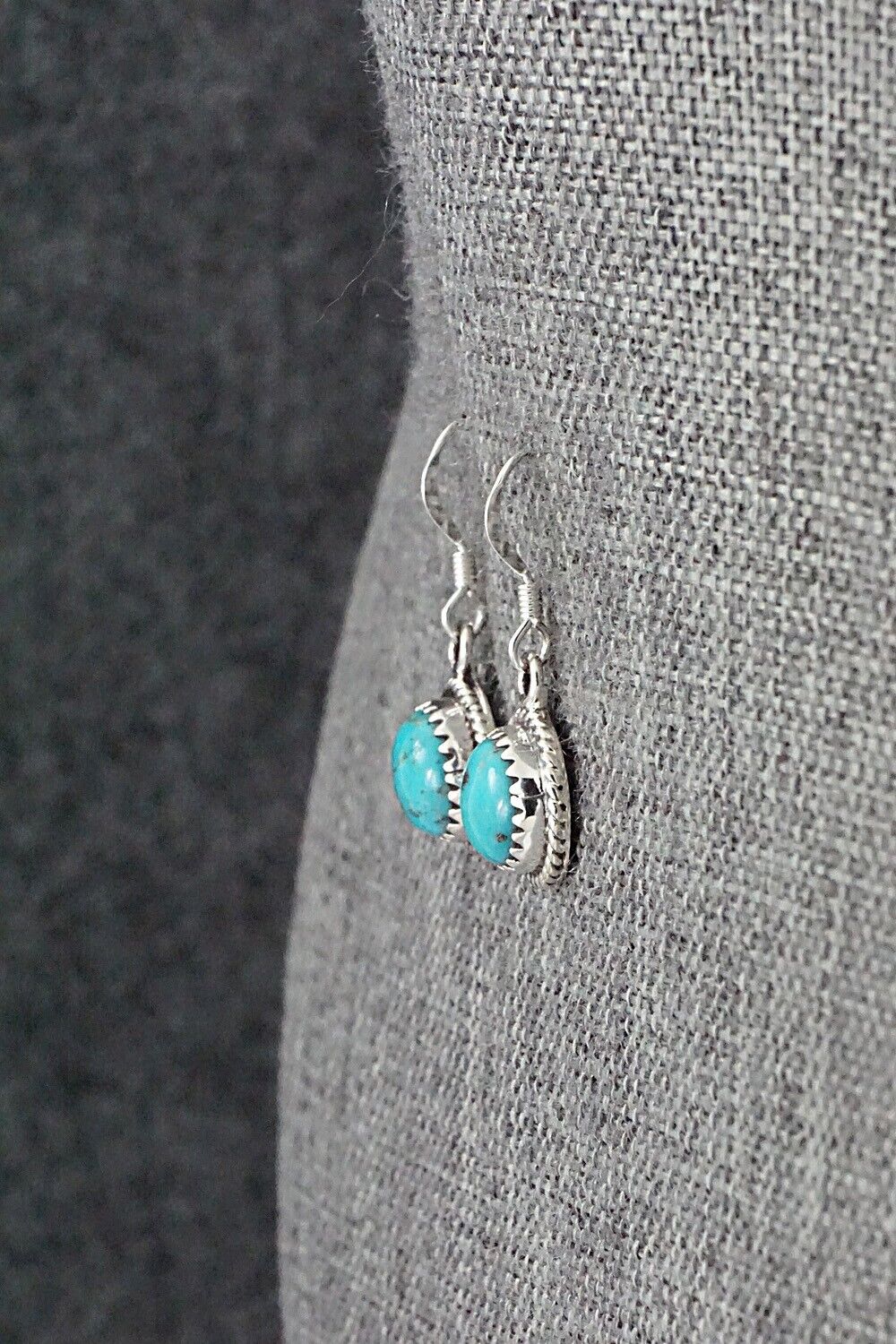 Turquoise & Sterling Silver Earrings - Sharon McCarthy