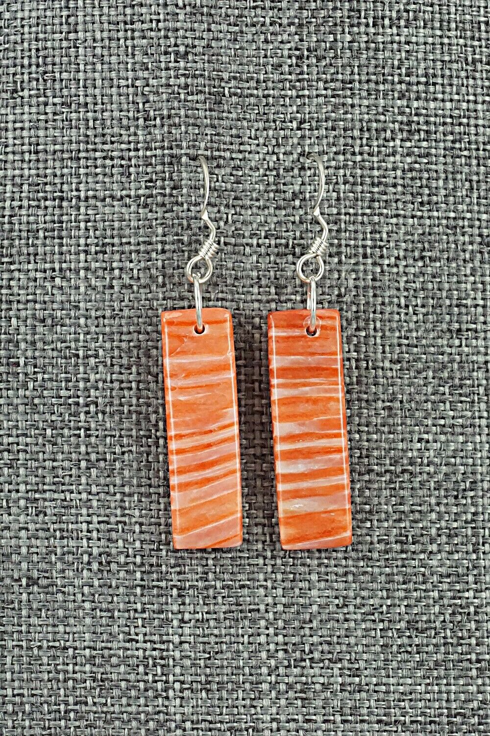 Spiny Oyster & Sterling Silver Earrings - Jesus Espino