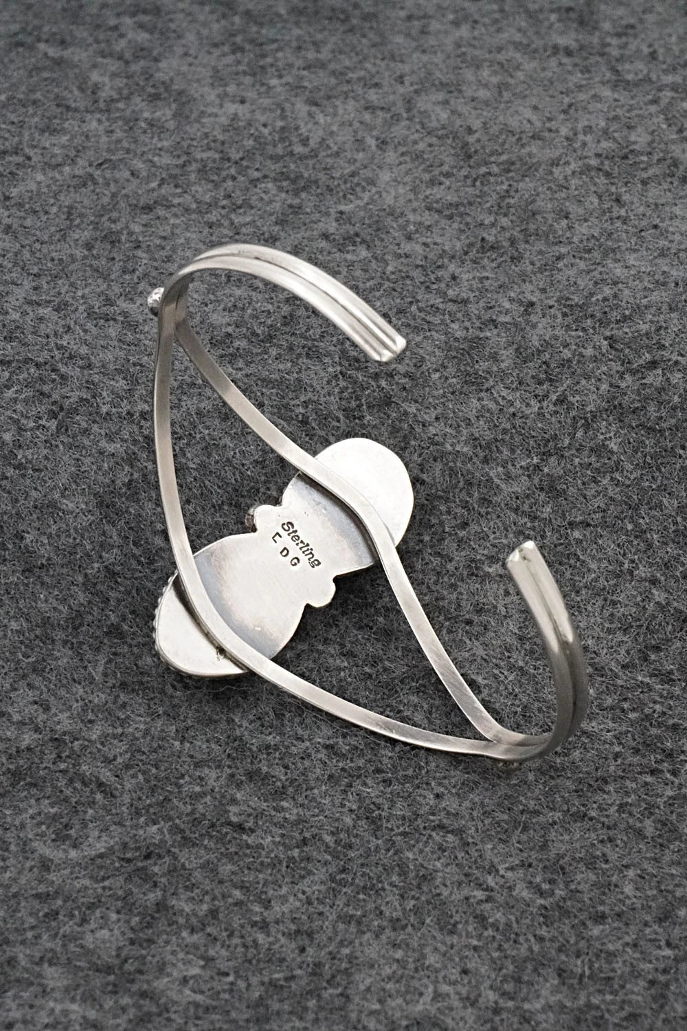 Turquoise & Sterling Silver Bracelet - Eugene Gruber